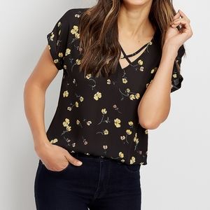Maurices floral blouse